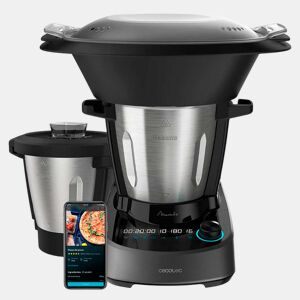 Cecotec Robô de cozinha com WiFi, 37 funções, APP para cozedura guiada e manual, sistema de auto-limpeza, acessórios OneClick, balanças integradas, jarro de aço inoxidável e jarro antiaderente Habana.
