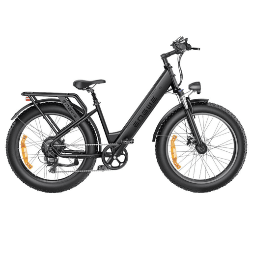 ENGWE E26 Step-thru - Bicicleta Elétrica 250W 768WH 140KM Autonomia - Cinza ENGWE E26 Step-thru - Bicicleta Elétrica 250W 768WH 140KM Autonomia - Cinza