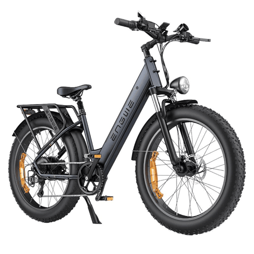 ENGWE E26 Step-thru - Bicicleta Elétrica 250W 768WH 140KM Autonomia - Cinza ENGWE E26 Step-thru - Bicicleta Elétrica 250W 768WH 140KM Autonomia - Cinza