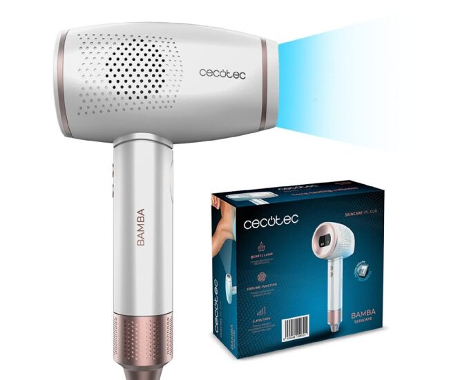Cecotec depiladora ipl skincare ipl gun