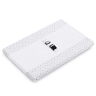 Capa para trocador de bebê 50x80 em turco branco absorvente com Safelock (Grey Atlantis)