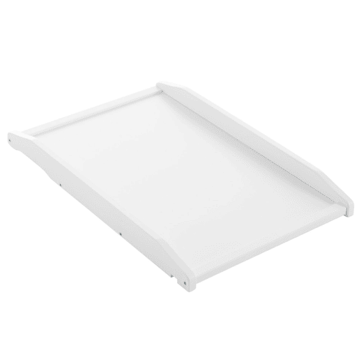 Trocador de madeira Maya para berço de 120x60 cm ou maxiberço de 140x70, lacado em branco com tinta à base de água