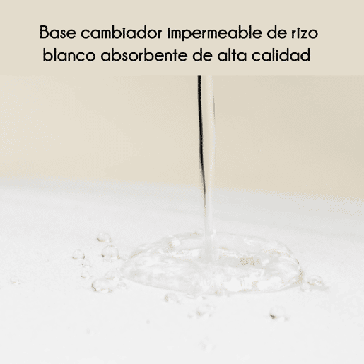 Almofada impermeável ? e amovível com capa impermeável ? e amovível para bebé 100% algodão hipoalergénico. Certificado Oeko-Tex (Quartz Vichy)