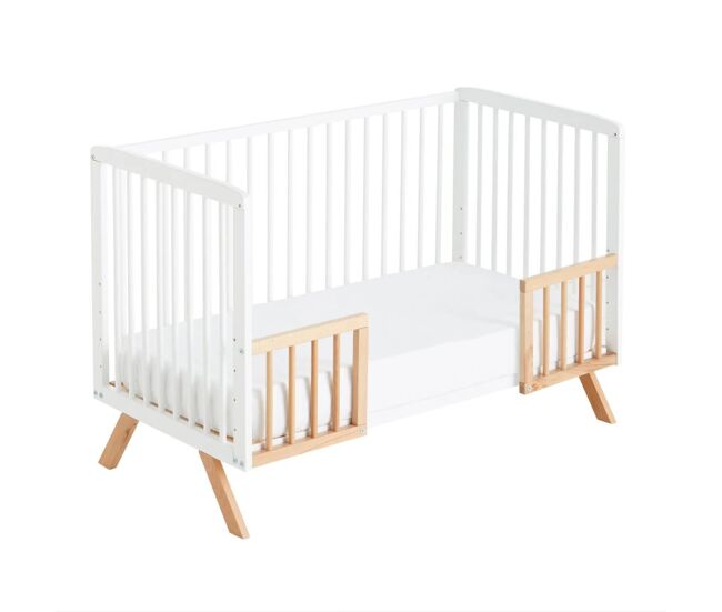 Barandillas color natural para cunas colecho convertibles en cama cooldreams