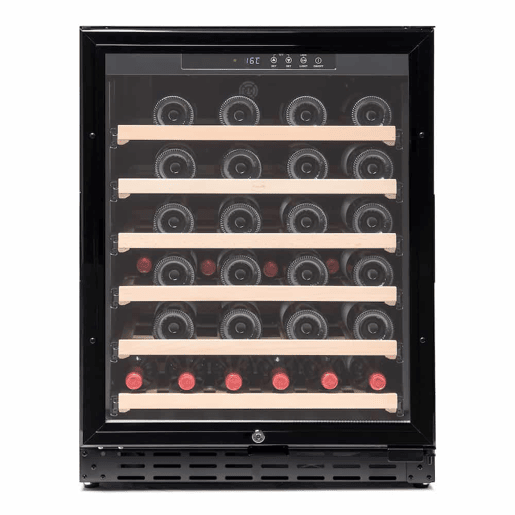 Cave de Vinho 46 garrafas Vinobox 50 GC 1T Preto Instalação livre ou encastre Monotemperatura