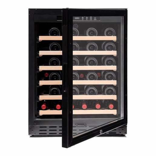 Cave de Vinho 46 garrafas Vinobox 50 GC 1T Preto Instalação livre ou encastre Monotemperatura