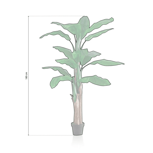 Planta artificial Banana, duehome, (ancho), 26 cm