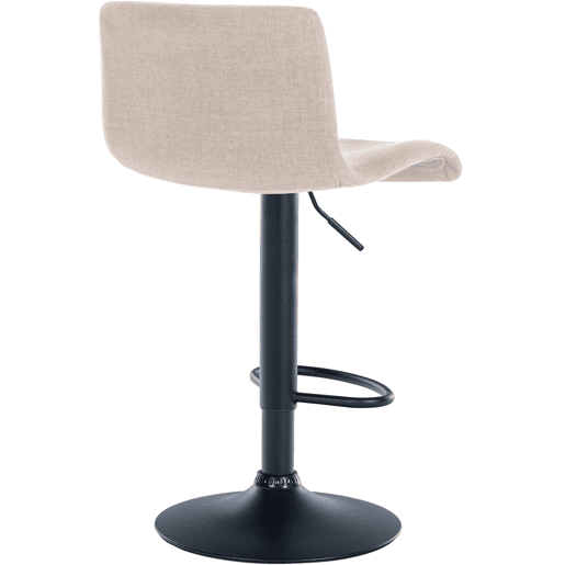 Taburete de bar Branford Tela Crema 36X39X84 cm
