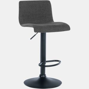 Taburete de bar Branford Tela Gris oscuro 36X39X84 cm