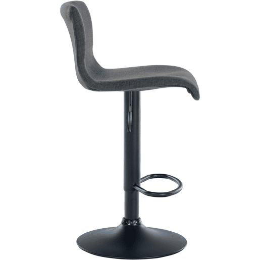 Taburete de bar Branford Tela Gris oscuro 36X39X84 cm