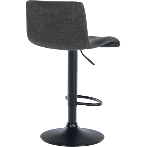 Taburete de bar Branford Tela Gris oscuro 36X39X84 cm