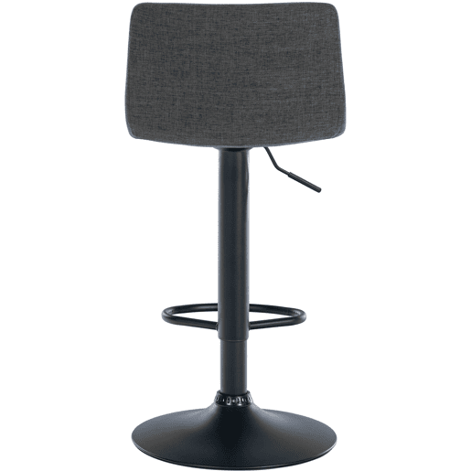 Taburete de bar Branford Tela Gris oscuro 36X39X84 cm