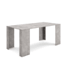 Mesa Consola Extensível, Cozinha, Sala de jantar, 180x90x77cm, Para 8 pessoas, Mesa de Jantar, Cimento