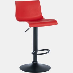 Taburete de bar Branford Plástico Rojo 36X39X84 cm