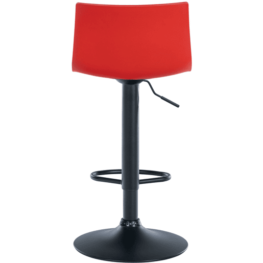 Taburete de bar Branford Plástico Rojo 36X39X84 cm