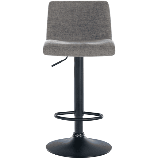 Taburete de bar Branford Tela Gris claro 36X39X84 cm
