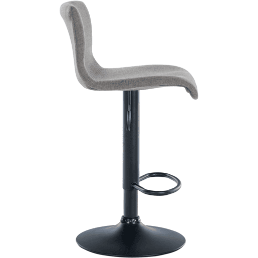 Taburete de bar Branford Tela Gris claro 36X39X84 cm