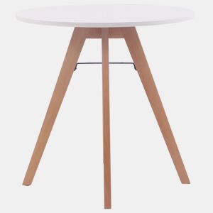Mesa Auxiliar Viktor Madera Blanco Ø 75 cm