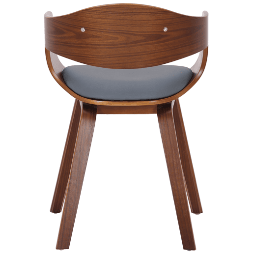 Silla De Visita Kingston Simil cuero Nogalgris 46X49X73 cm
