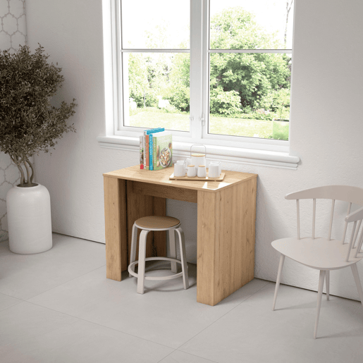 Mesa Consola ExtensÃvel, Cozinha, Sala de jantar, 262x90x77cm, Para 12 pessoas, Mesa de Jantar, Carvalho Mesa Consola ExtensÃvel, Cozinha, Sala de jantar, 262x90x77cm, Para 12 pessoas, Mesa de Jantar, Carvalho
