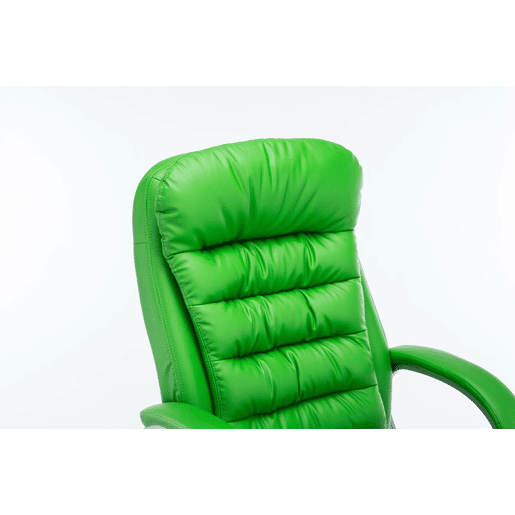 Silla De Oficina Vancouver XXL Simil cuero Verde 77X68X116 cm