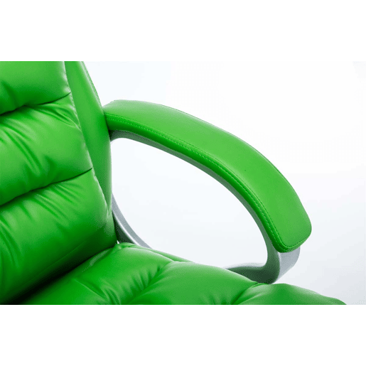 Silla De Oficina Vancouver XXL Simil cuero Verde 77X68X116 cm