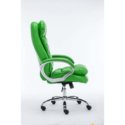 Silla De Oficina Vancouver XXL Simil cuero Verde 77X68X116 cm