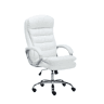 Silla De Oficina Vancouver XXL Simil cuero Blanco 77X68X116 cm