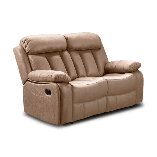 Sofá de relaxamento de 2 lugares Kendal Bege 152 x 101 x 97 cm