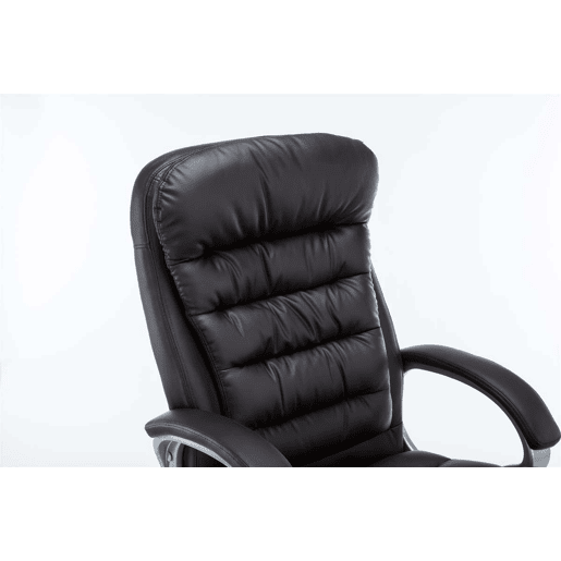 Silla De Oficina Vancouver XXL Simil cuero Marrón 77X68X116 cm