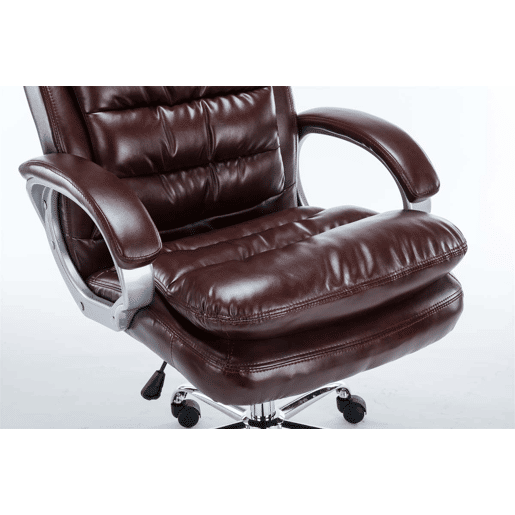 Silla De Oficina Vancouver XXL Simil cuero Burdeos 77X68X116 cm