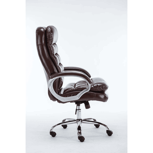 Silla De Oficina Vancouver XXL Simil cuero Burdeos 77X68X116 cm
