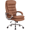 Silla De Oficina Vancouver XXL Simil cuero Marrón claro 77X68X116 cm