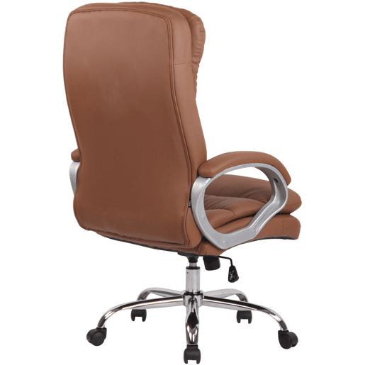 Silla De Oficina Vancouver XXL Simil cuero Marrón claro 77X68X116 cm