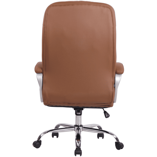 Silla De Oficina Vancouver XXL Simil cuero Marrón claro 77X68X116 cm