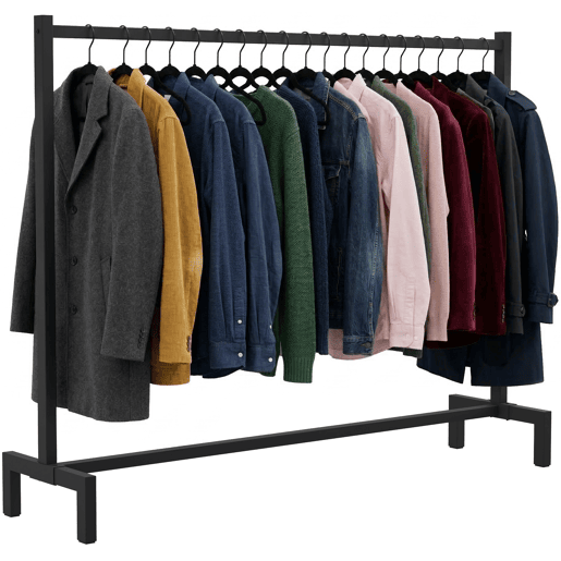 Perchero Melva Metal Negro 38X150X120 cm