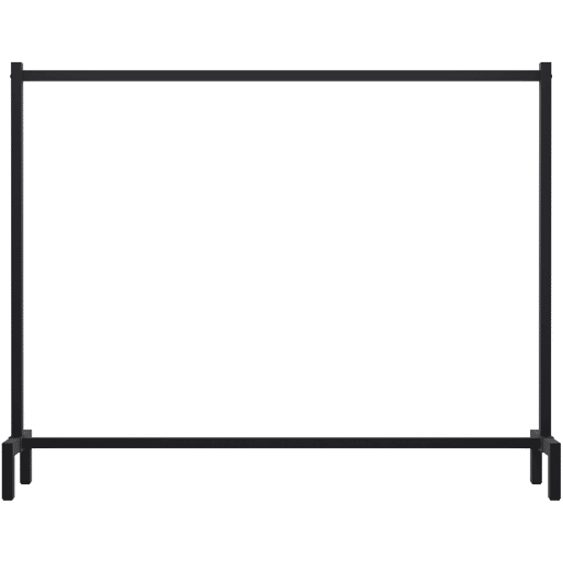 Perchero Melva Metal Negro 38X150X120 cm