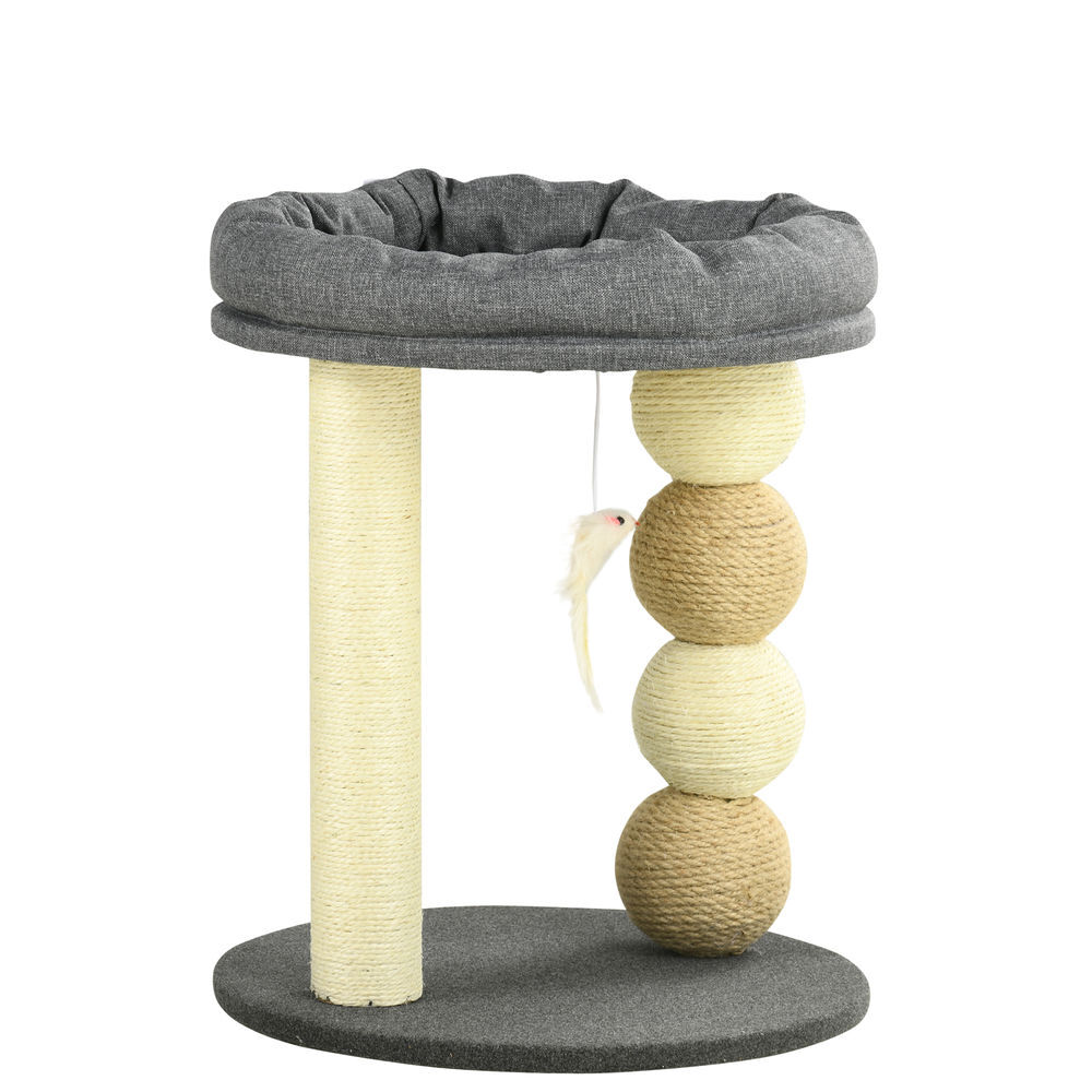 Árbol para Gatos Aglomerado de Madera, Poliéster, Sisal, Algodón