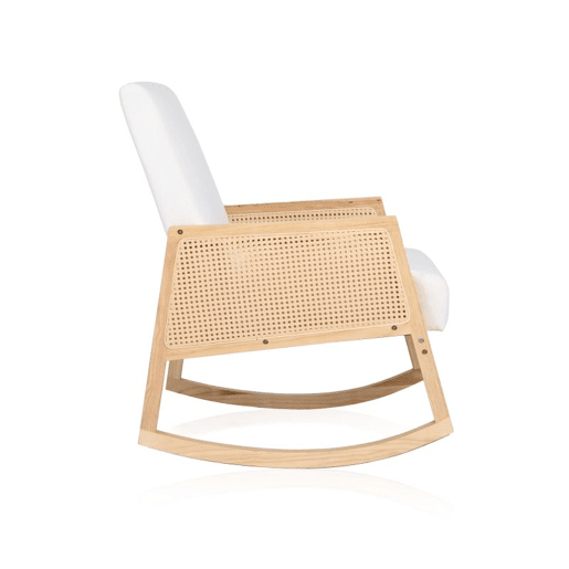 Cadeira de baloiço Ember Creme - Rattan 65 x 98 x 82 cm
