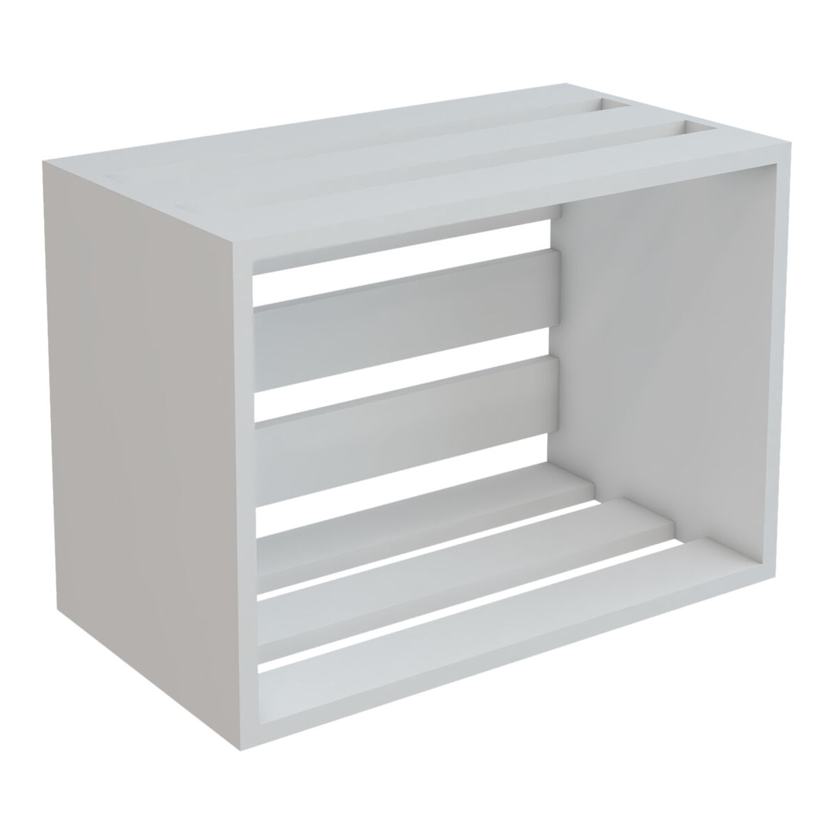 Mesa auxiliar rønde aglomerado 43 x 64 x 33 cm - blanco [en.casa]