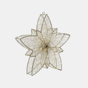 Decoração suspensa para exterior LED HOFSOS Estrela 50 cm Prateado