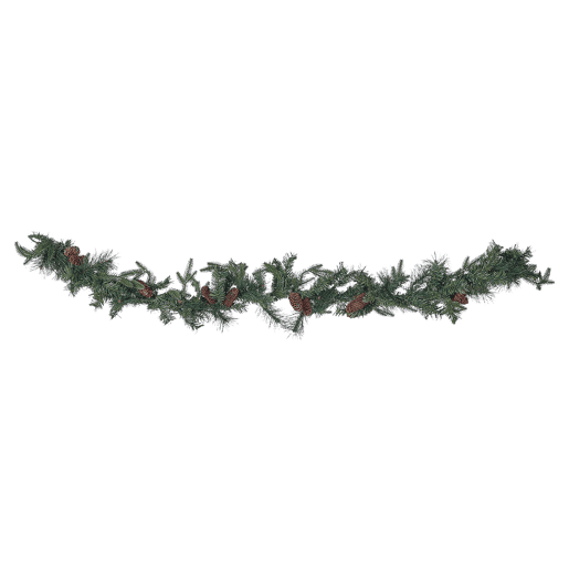 Guirlanda de Natal verde com iluminação LED 180 cm KAMERUN