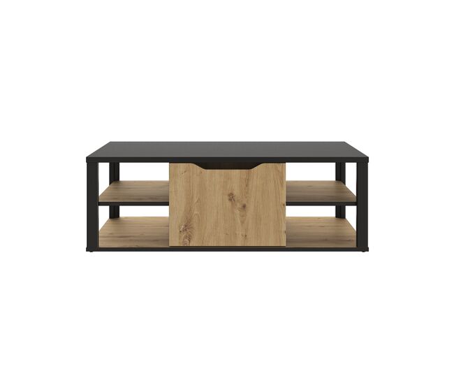 Mesa de centro BUXTON con almacenaje central - Fabricación francesa