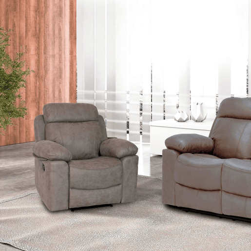 Poltrona de descanso Nellie Cimento 106 x 102 x 96 cm