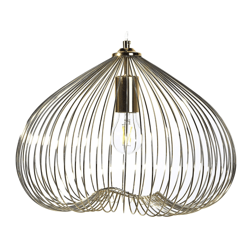 Candeeiro suspenso TORDINO Metal Dourado