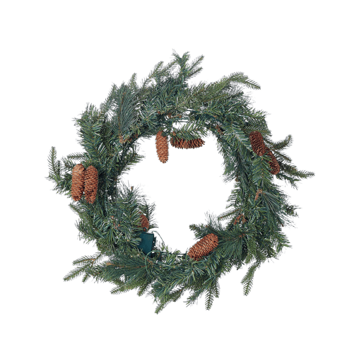 Grinalda de Natal LED KAMERUN Verde 60 cm