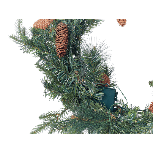 Grinalda de Natal LED KAMERUN Verde 60 cm