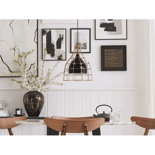 Candeeiro suspenso TRESA Metal Preto