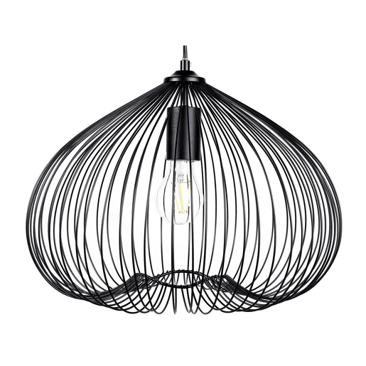 Candeeiro suspenso TORDINO Metal Preto
