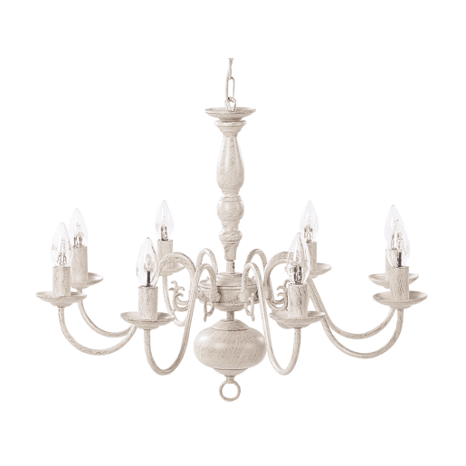 Lustre BRITHON Metal Branco Lustre BRITHON Metal Branco